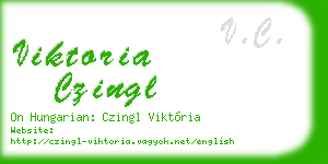 viktoria czingl business card